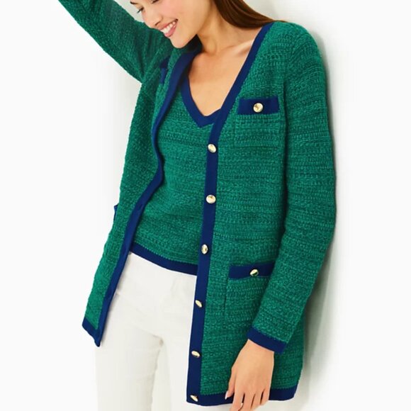 NEW!! Lilly Pulitzer Tannery Sweater Set - Picture 6 of 11